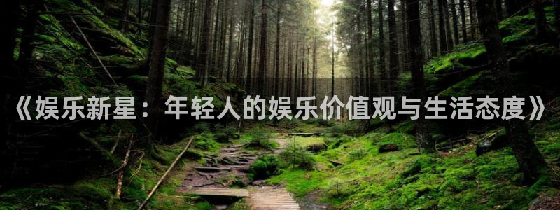 卧龙娱乐：《娱乐新星：年轻人的娱乐价值观与生活态度》